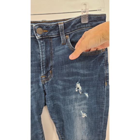 Mens American Eagle Oufitters Blue Jeans Slim Straigh Size 30x32 Next Level Flex - Picture 2 of 13